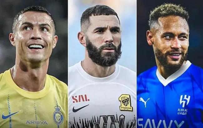 【Ngôi sao bóng đá 】Ronaldo 2 năm trắng tay ở Saudi, Benzema tranh danh hiệu đầu, Neymar đã có 4 chức vô địch