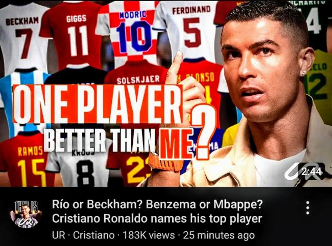 Ronaldo đá một trong 2 cầu thủ: Mbappé > Benzema > Giggs > Kroos, Alonso