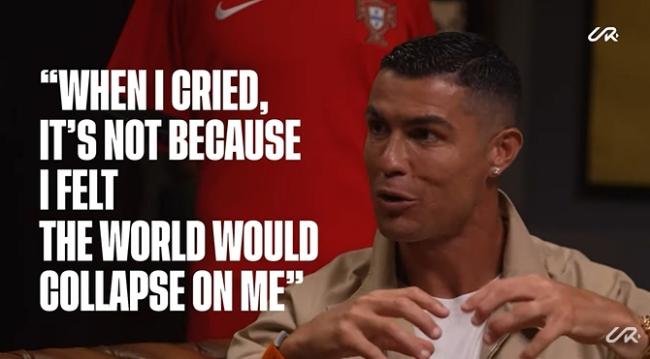 Cristiano Ronaldo: Tôi đã rơi nước mắt vì gia đình. Tôi luôn thấm nhuần trong mình ý tưởng ‘Tôi là người giỏi nhất thế giới’.